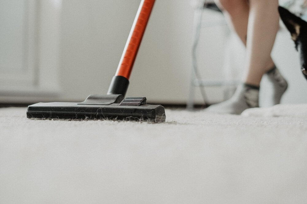 Cleaning home with a vacuum cleaner