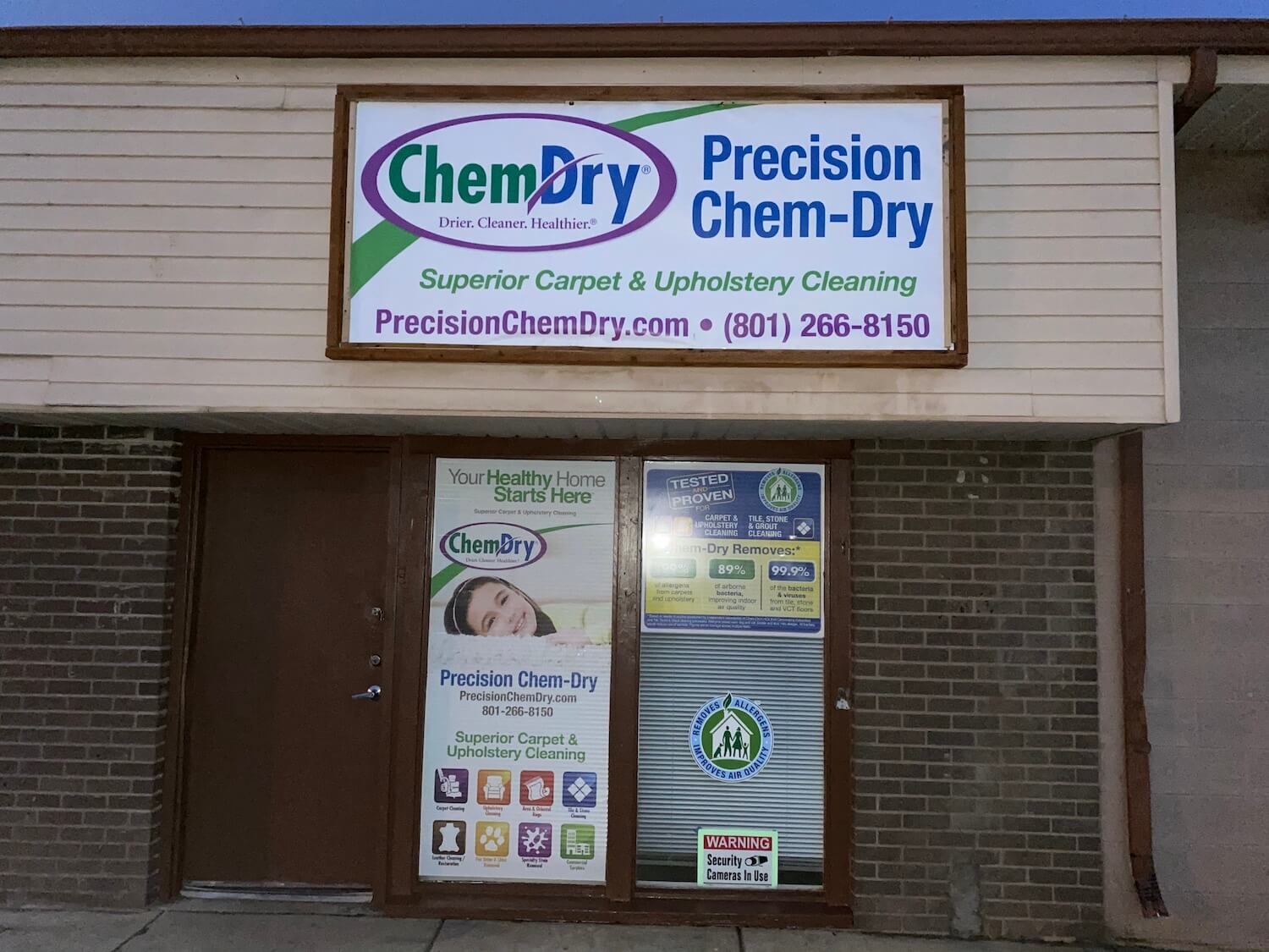 precision chem-dry cleaning office